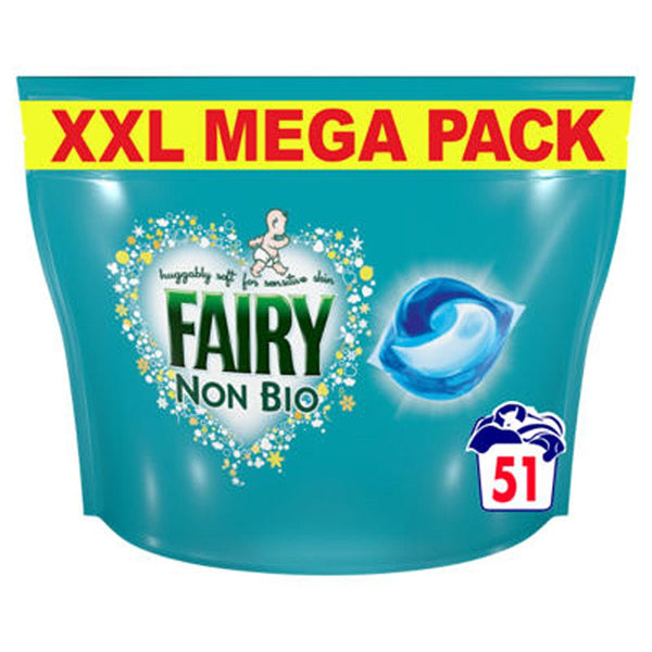 Fairy Non-Biological Pods Washing Liquid Pods | 51 Wash - Choice Stores