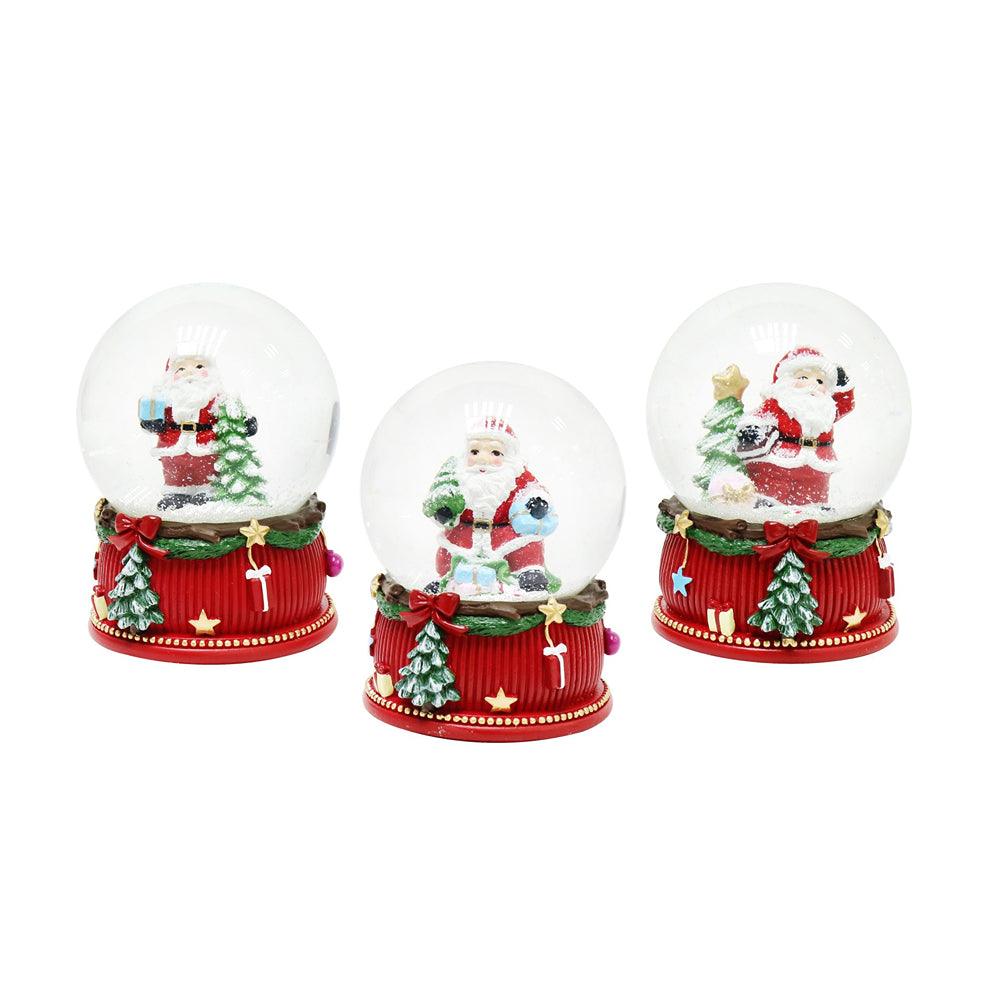 Festive Magic Assorted Santa Scene Snowglobe | 10.5cm - Choice Stores