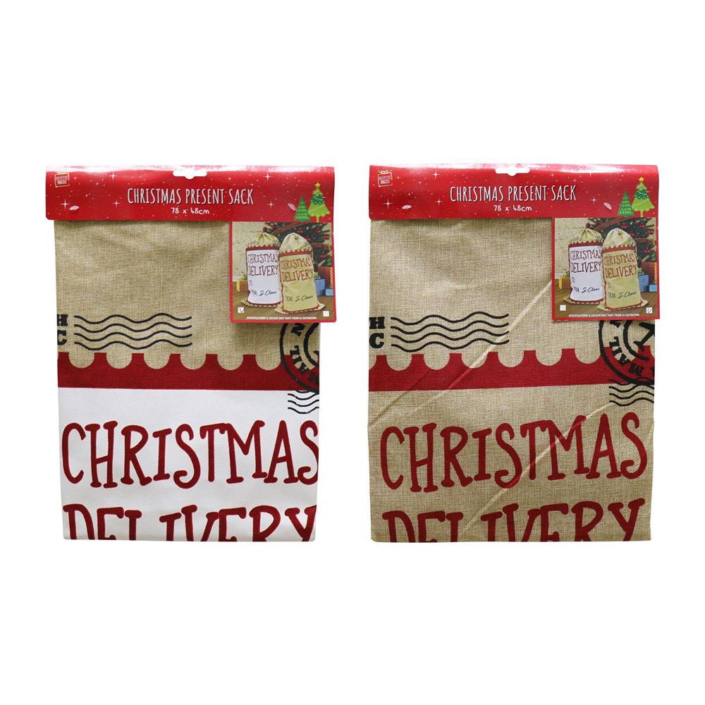 Festive Magic Christmas Present Sack with Stamp | 78cm - Choice Stores