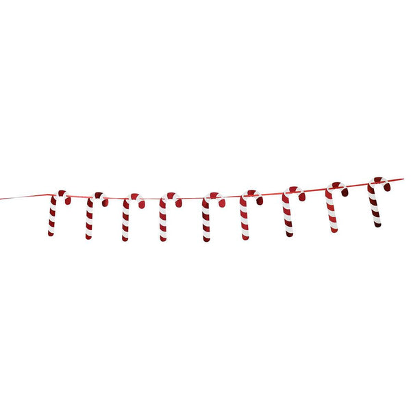 Festive Magic Foil Candy Cane Garland | 2m - Choice Stores