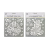 Festive Magic Glittery Snow Window Clings | 18cm - Choice Stores