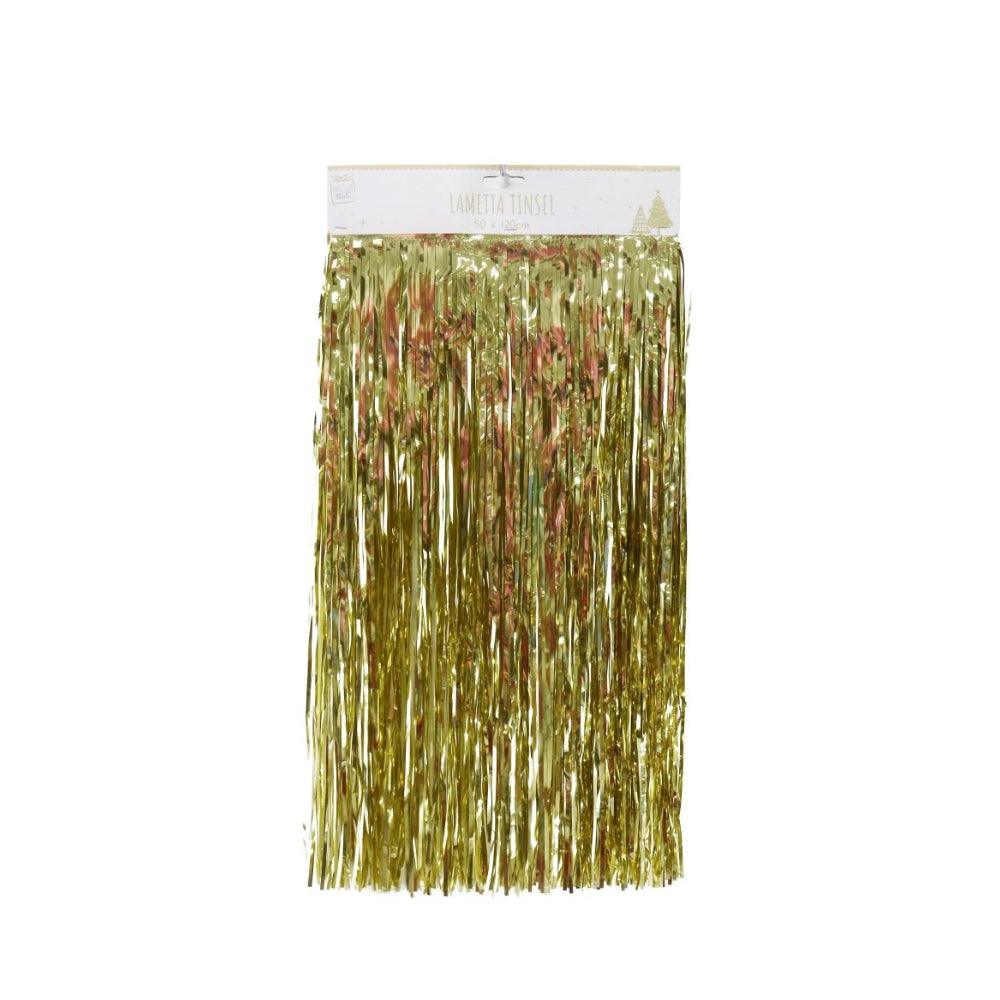 Festive Magic Gold Lametta Tinsel | 50 x 120 cm - Choice Stores