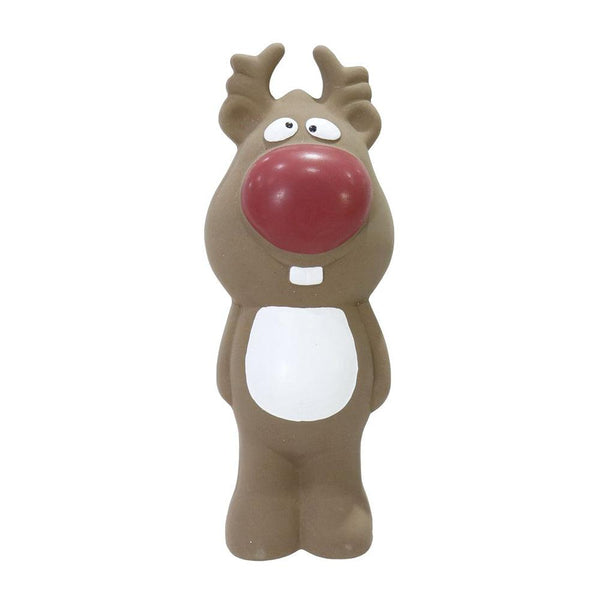 Festive Magic Squeaky Reindeer Dog Toy | 21cm - Choice Stores