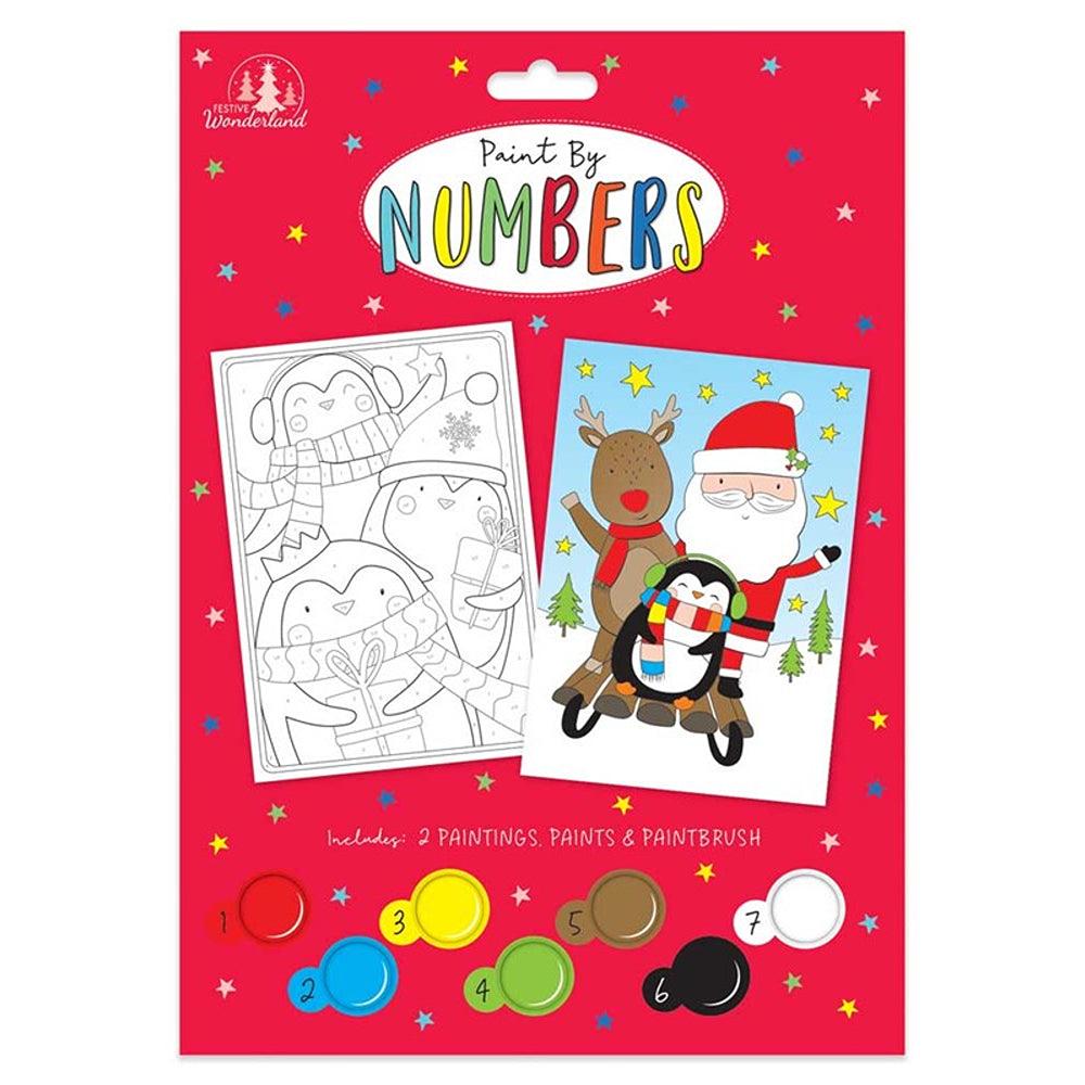 Festive Wonderland Christmas Paint By Numbers Set - Choice Stores