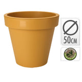 Flowerpot Ecken & Kanten Round | Ocher - Choice Stores