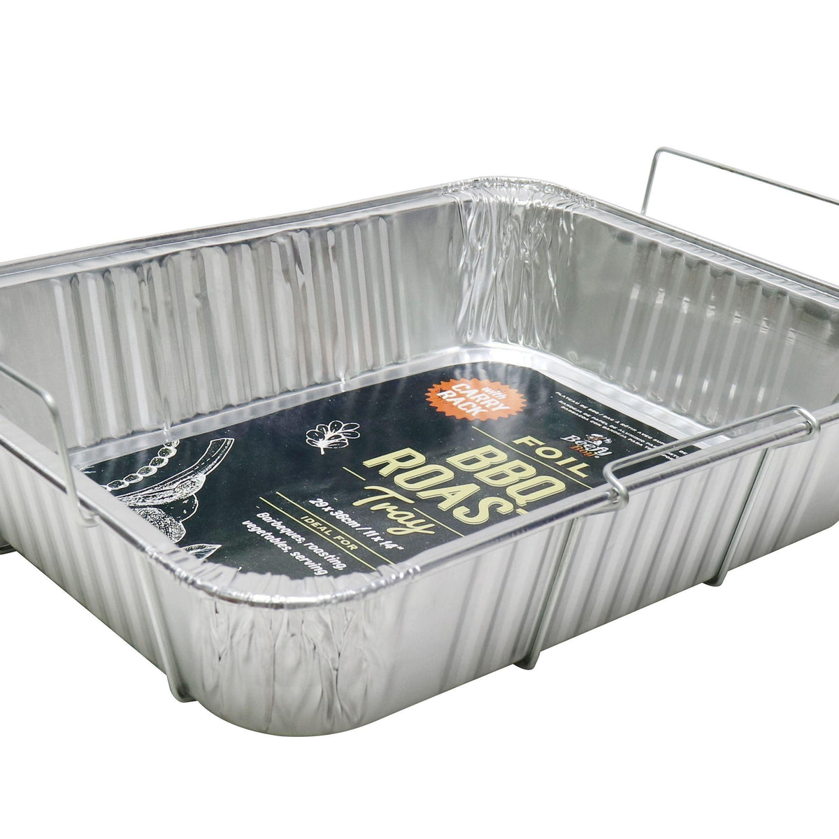 Foil Roast Pan With Wire Handle - Choice Stores