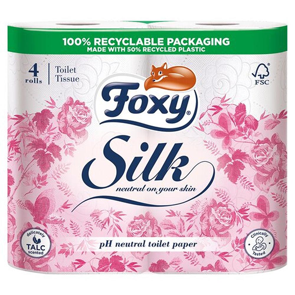 Foxy Silk Scented Toilet Roll | Pack of 4 - Choice Stores