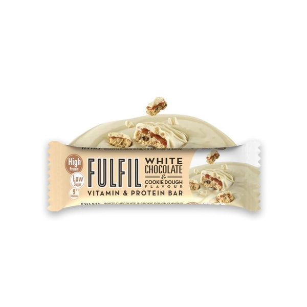 Fulfil White Chocolate & Cookie Dough Vitamin & Protein Bar | 55g - Choice Stores