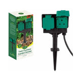 Garden Kraft Twin Outdoor Garden Sockets - Choice Stores