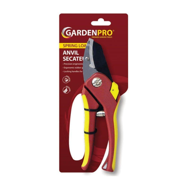 Garden Pro Deluxe Anvil Secateurs 8" - Choice Stores