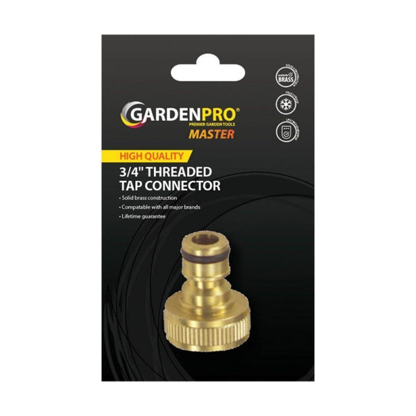 Garden Pro Master Brass Threaded Tap Connector - Choice Stores