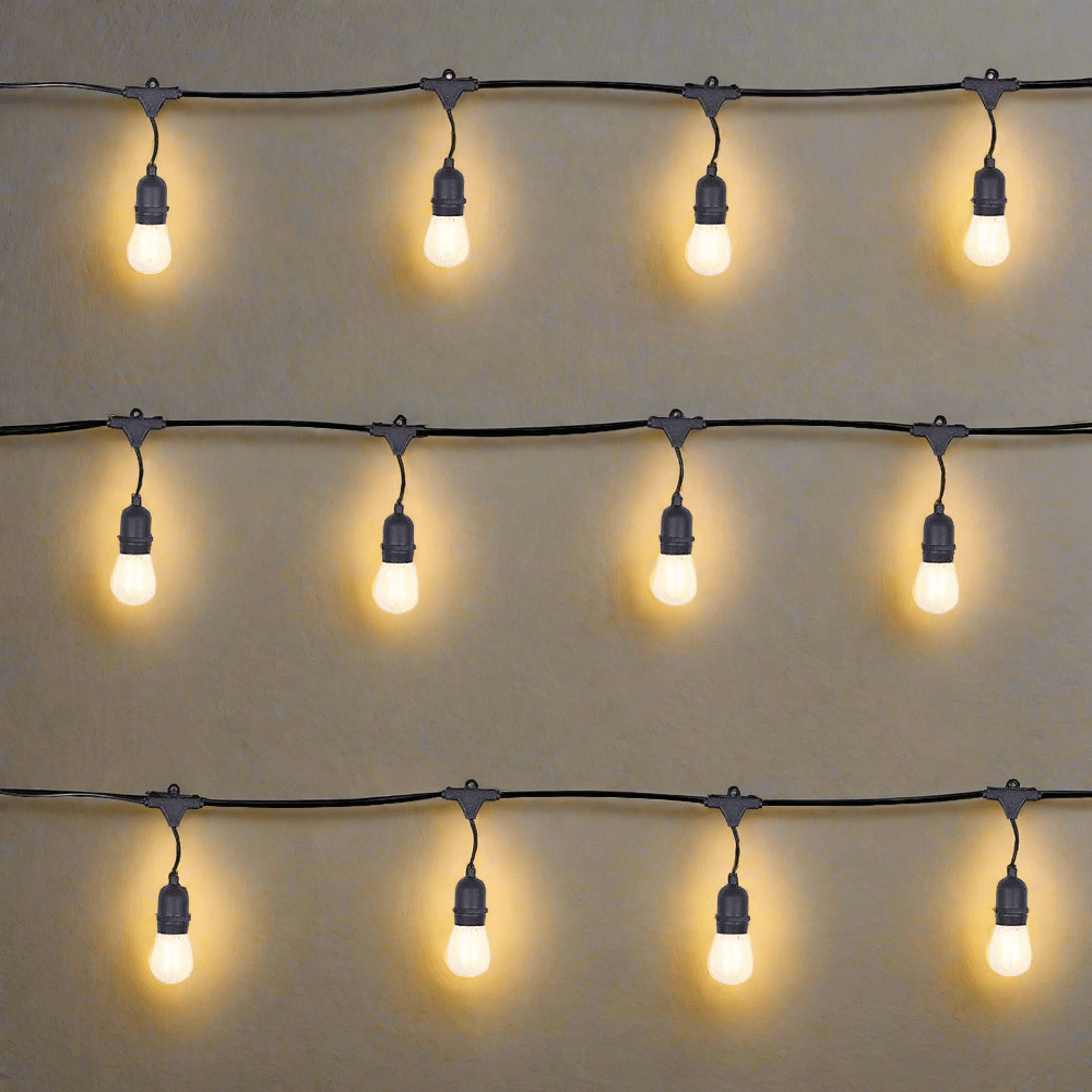 GardenKraft Garden E27 String Lights | 15 m - Choice Stores