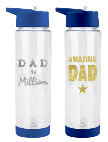 Gem Father's Day Foiled Water Bottle - Choice Stores