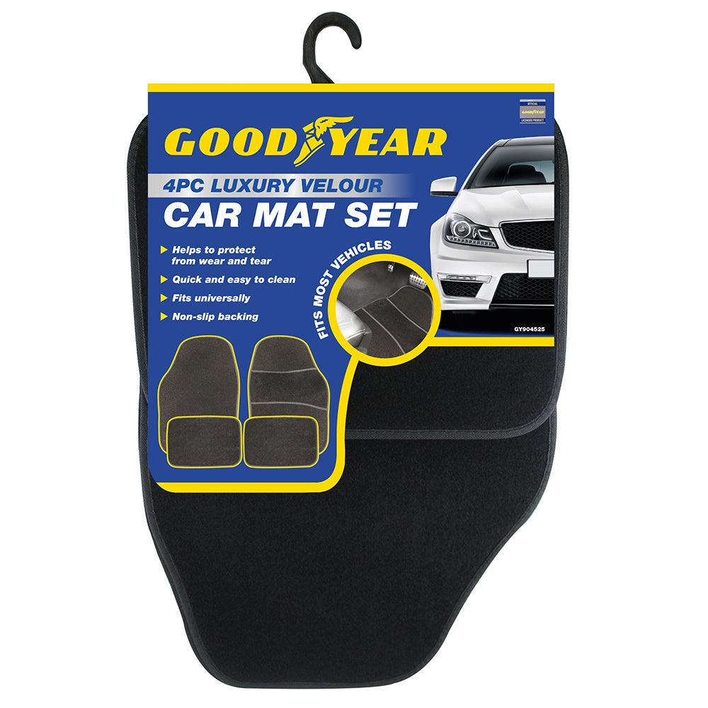 Goodyear Luxury Carpet Car Mat Set | 4 Piece Set - Choice Stores