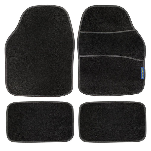 Goodyear Luxury Carpet Car Mat Set | 4 Piece Set - Choice Stores