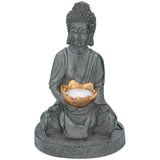 Grundig LED Solar Buddha Statue with Light | 27cm - Choice Stores