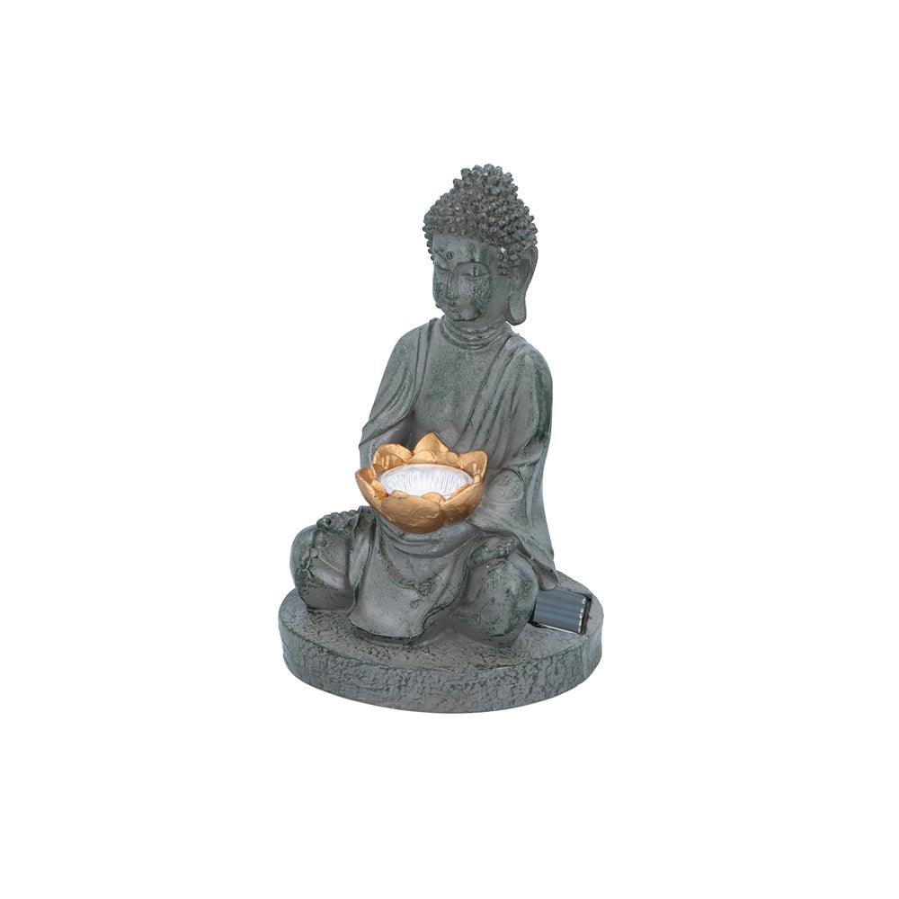 Grundig LED Solar Buddha Statue with Light | 27cm - Choice Stores