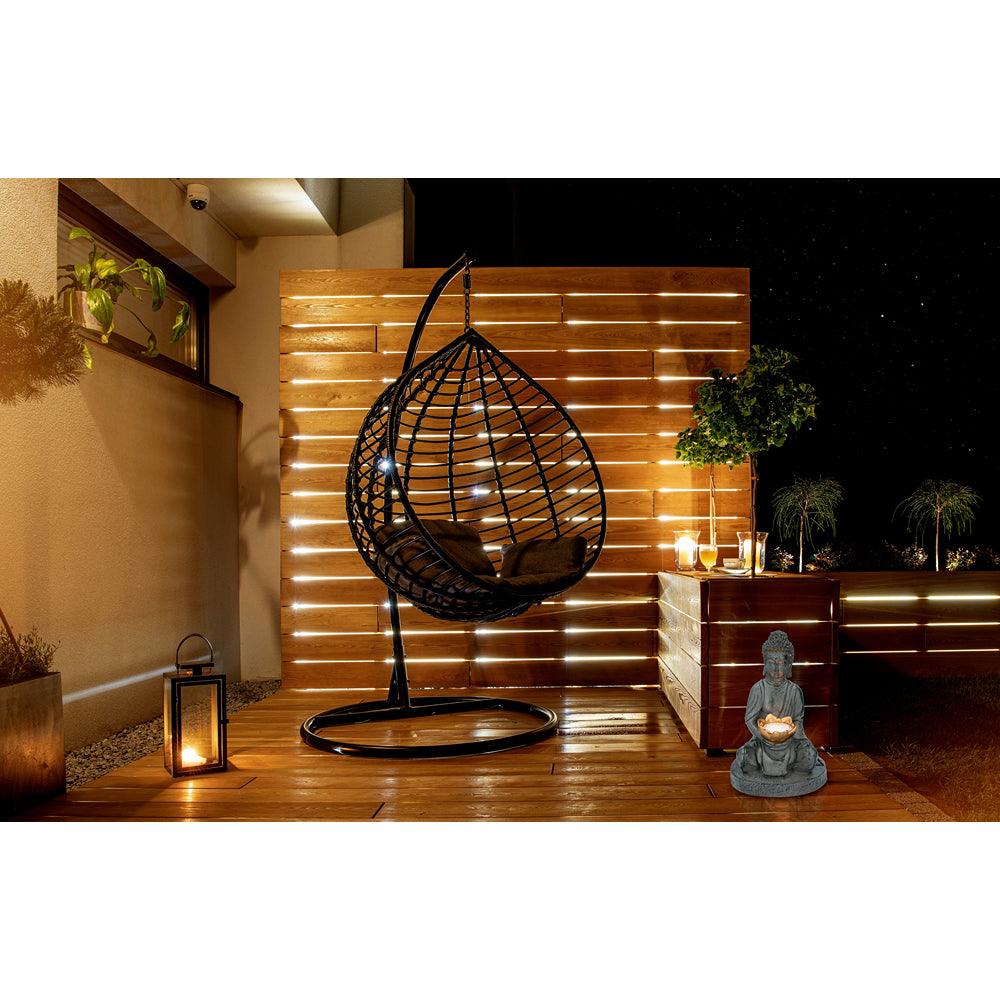 Grundig LED Solar Buddha Statue with Light | 27cm - Choice Stores