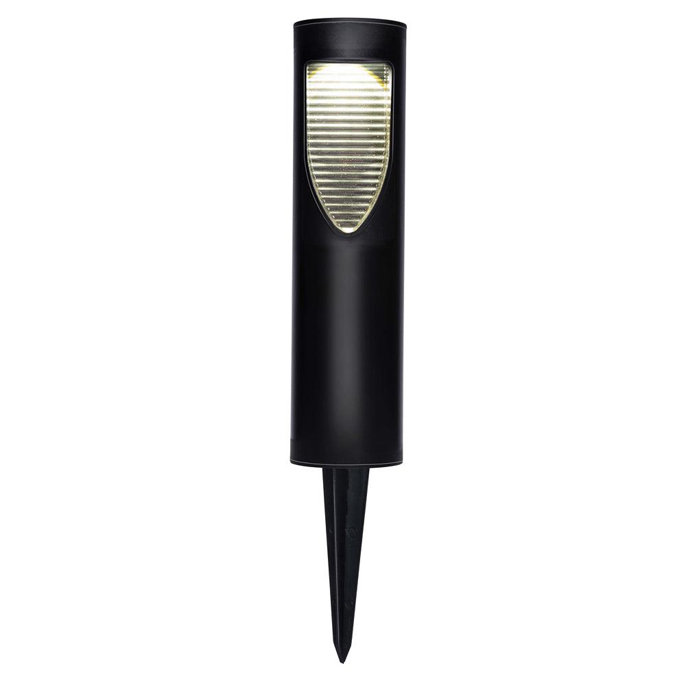 Grundig Warm White Solar LED Sleek Black Stake Light - Choice Stores