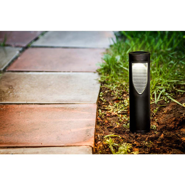 Grundig Warm White Solar LED Sleek Black Stake Light - Choice Stores