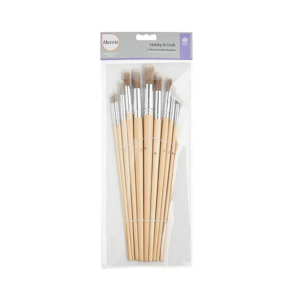 Harris Seriously Good Artist Round Paint Brush | Pack of 11 - Choice Stores