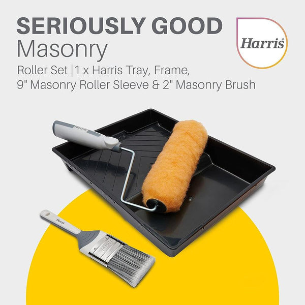 Harris Seriously Good Masonry Roller Kit | 230mm/9in - Choice Stores