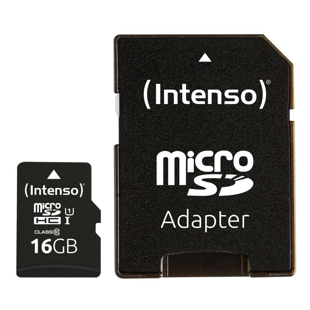 Intenso 16GB MicroSD Card UHS-I Premium - Choice Stores