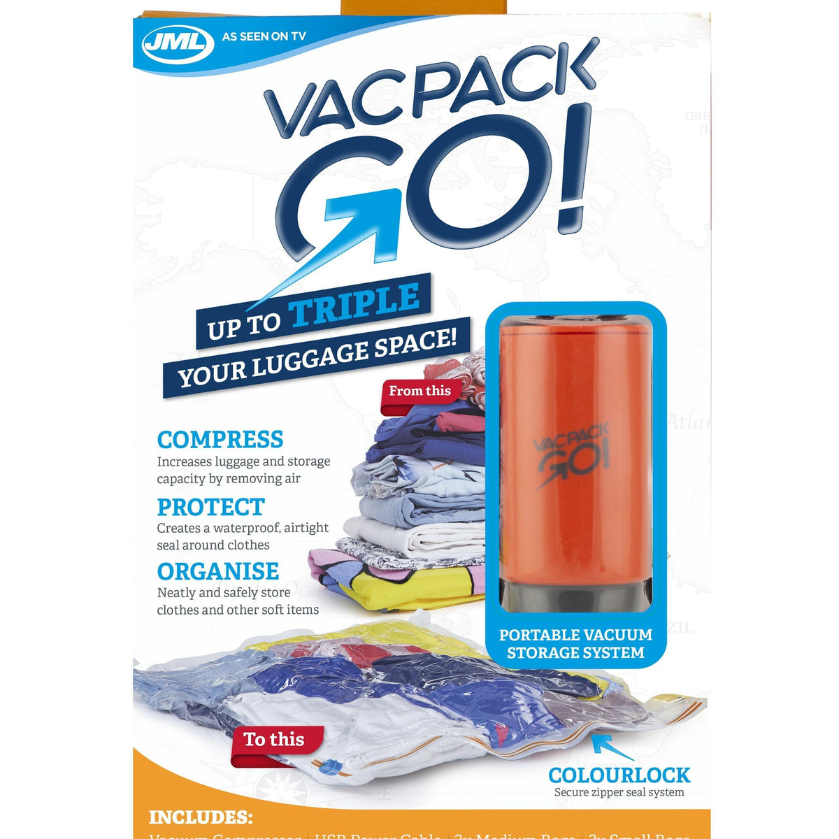 JML Vac Pack Go | Triple Your Luggage Space - Choice Stores