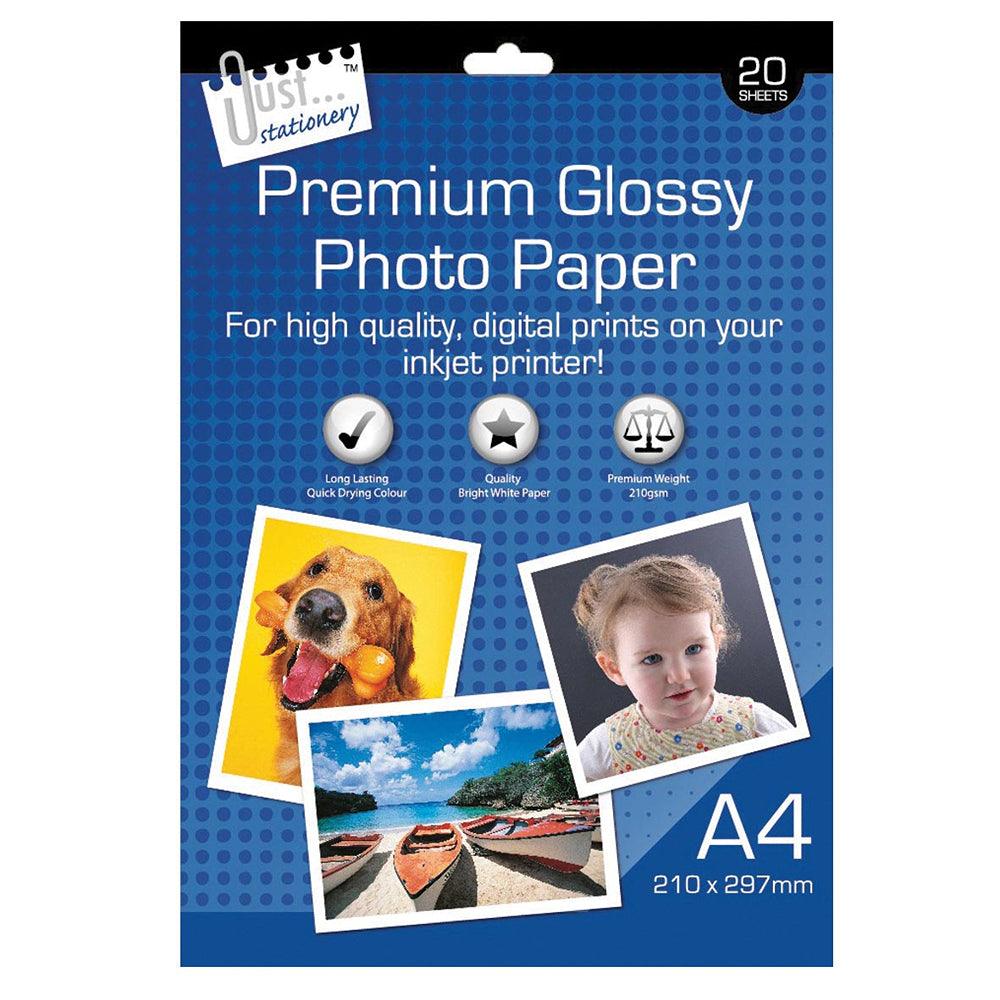 Just Stationery A4 Photo Paper | 20 Sheets - Choice Stores