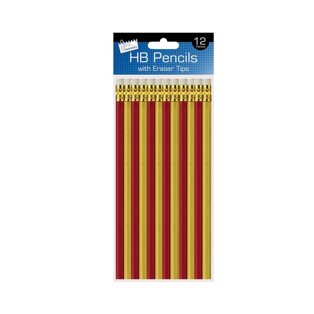 Just Stationery Pencils HB  Pack of 12 - Choice Stores