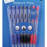 Just Stationery Retractable Ballpoint Pens | 8 Pack - Choice Stores