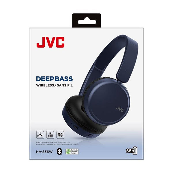 JVC Deep Bass Bluetooth on Ear Foldable Headphones - Choice Stores