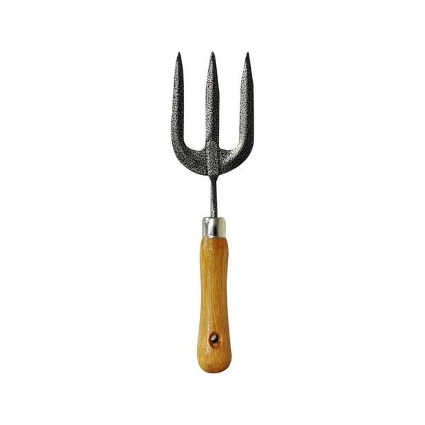 Kingfisher Wooden Handled Garden Hand Fork - Choice Stores