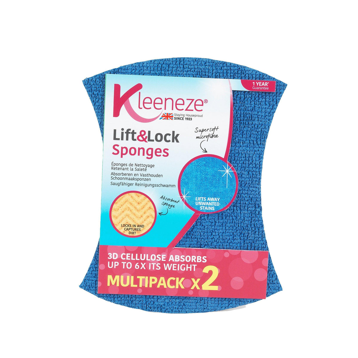 Kleeneze Lift & Lock Sponge | 2 Pack - Choice Stores