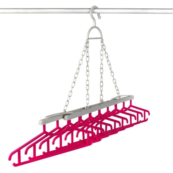 Kleeneze Multi Shirt Hanger Pink & Grey - Choice Stores