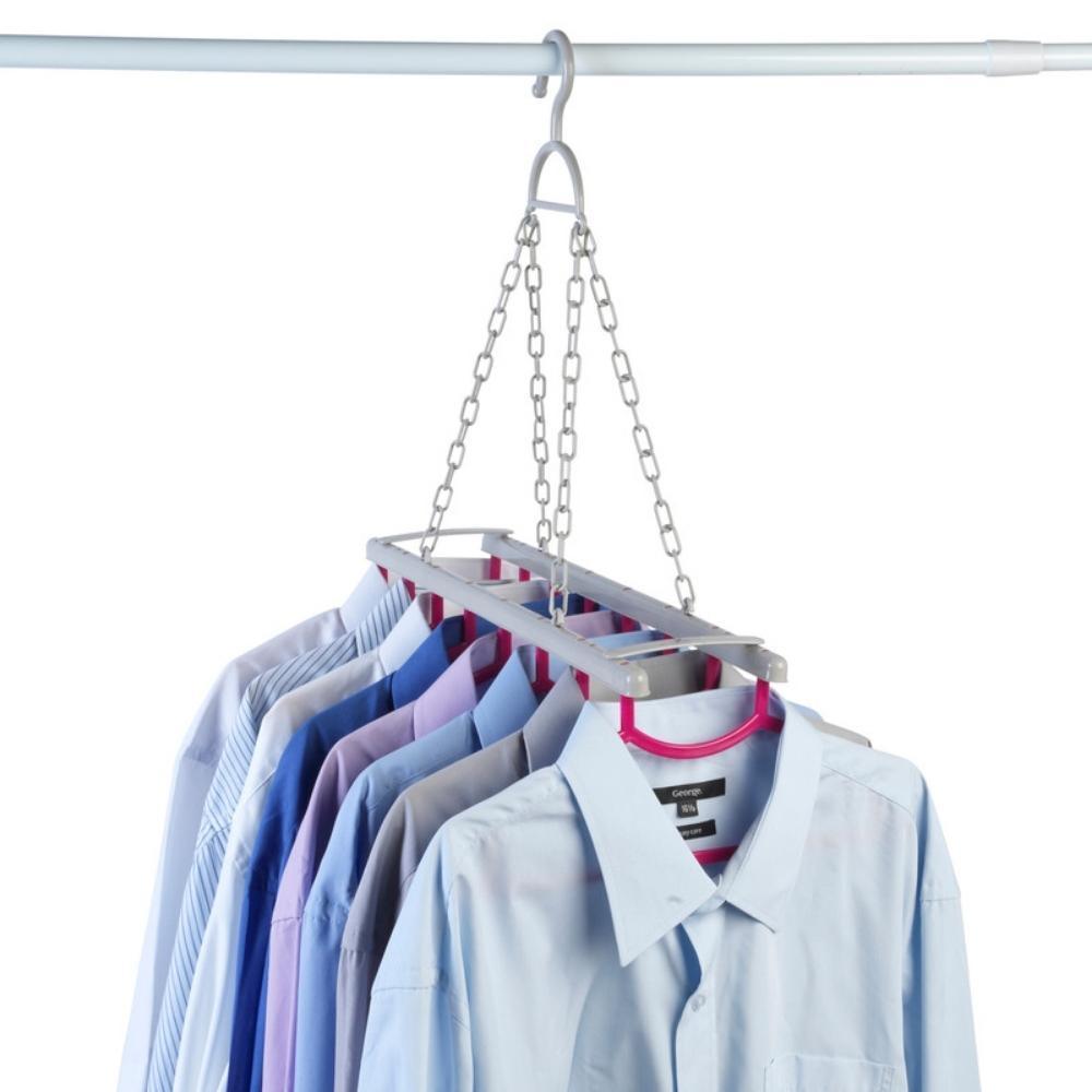 Kleeneze Multi Shirt Hanger Pink & Grey - Choice Stores