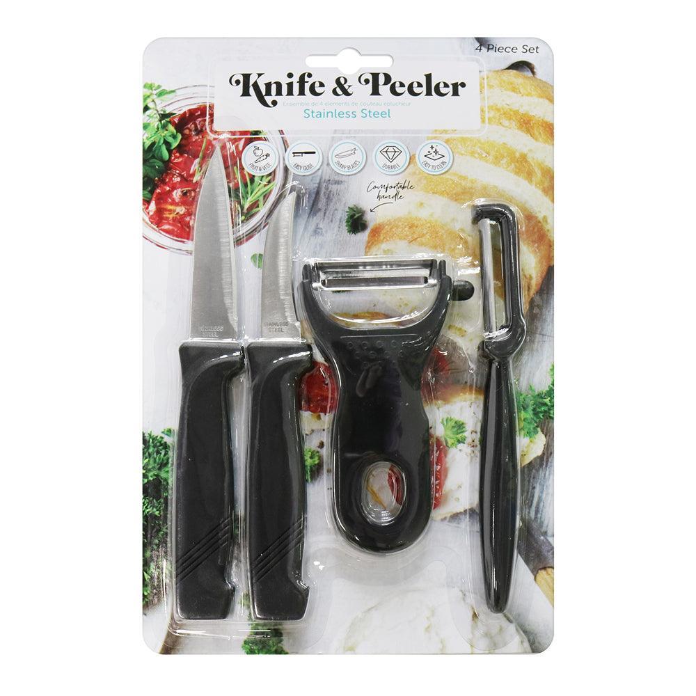 Knife And Peeler Set | 4 Piece Set - Choice Stores