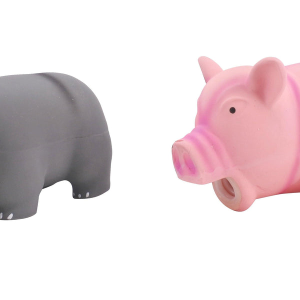 Latex Pet Toy Pig/Hippo | 16 x 8cm - Choice Stores