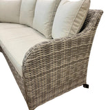 Lifestyle Living Riviera 8 Seater Grey Rattan Sofa Set - Choice Stores