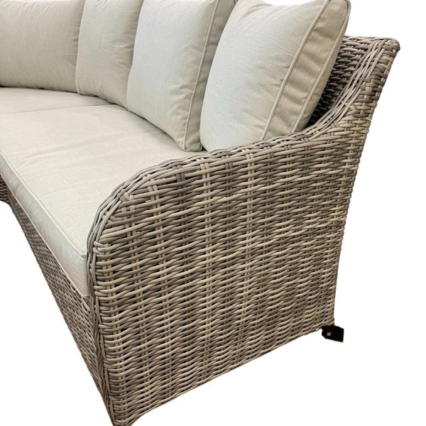 Lifestyle Living Riviera 8 Seater Grey Rattan Sofa Set - Choice Stores