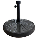 Lifestyle Living Round Parasol Base Black | 18kg - Choice Stores