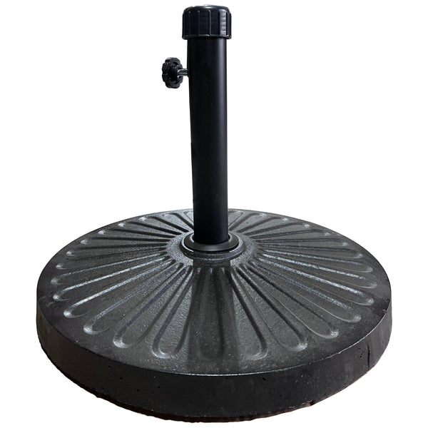 Lifestyle Living Round Parasol Base Black | 18kg - Choice Stores