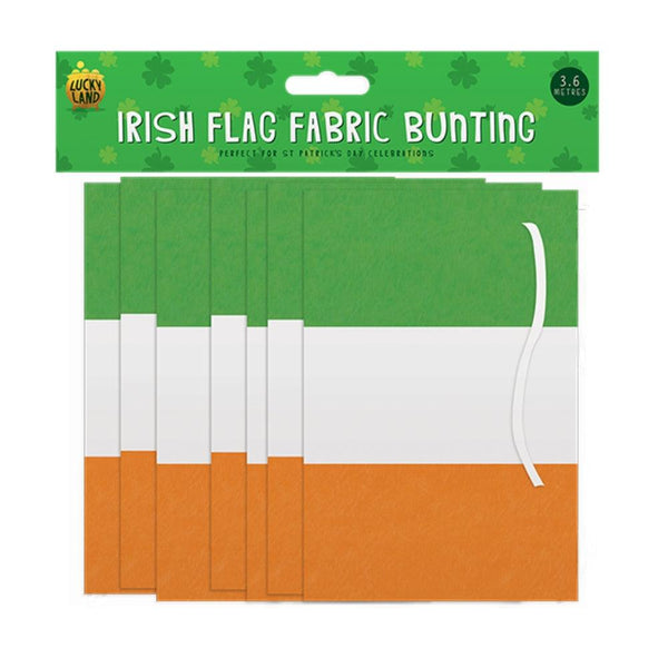 Lucky Land Irish Flag Bunting | 3.6m - Choice Stores