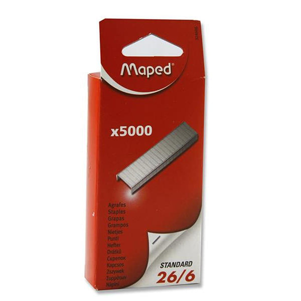 Maped 26/6 Box of Staples | Pack of 5000 - Choice Stores