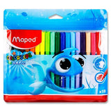 Maped Color Peps Washable Felt Tip Markers Ocean | Pack of 12 - Choice Stores
