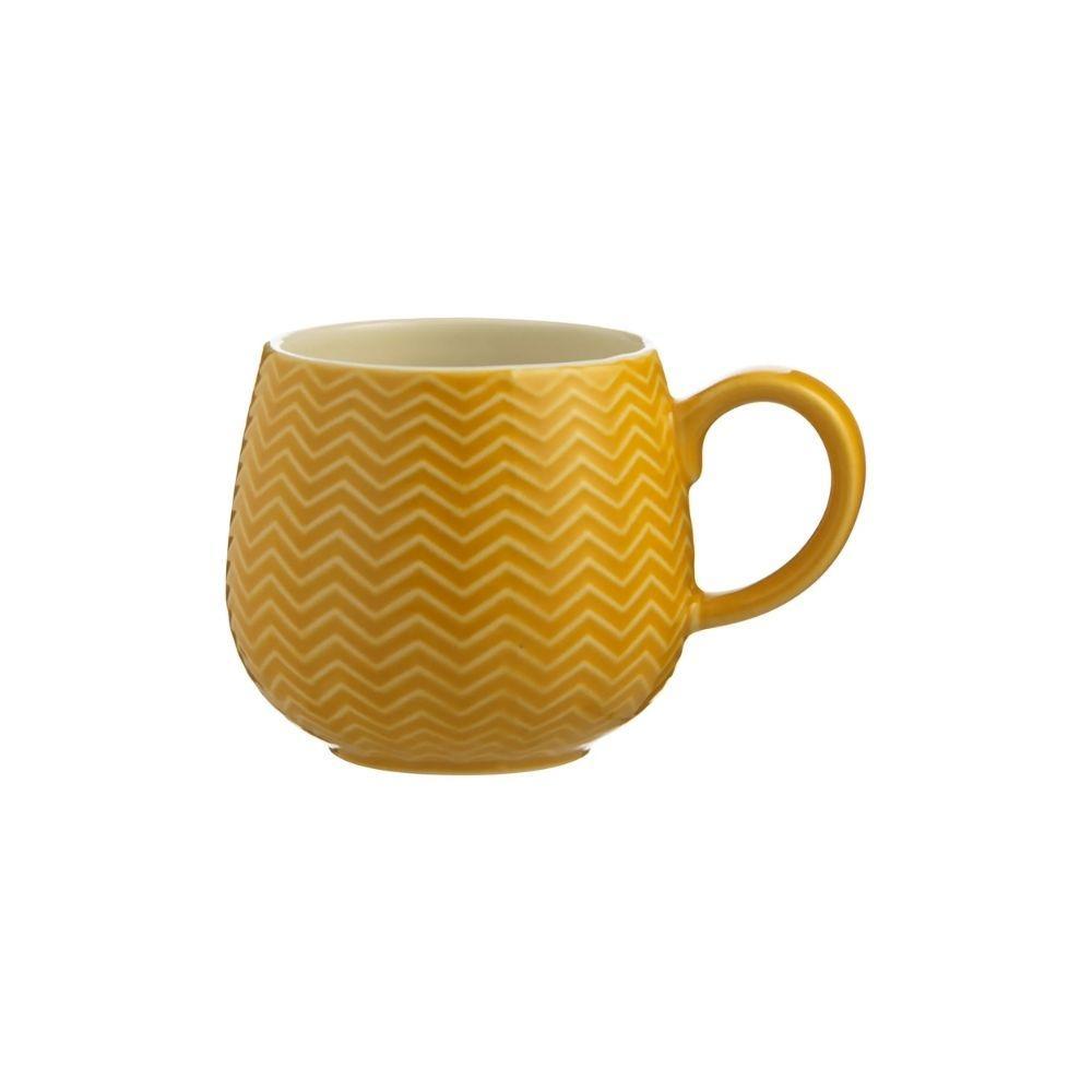 Mason Cash Embossed Chevron Ochre Mug | 350ml - Choice Stores