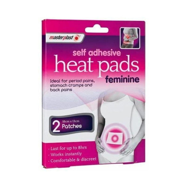 Master plastSelf Adhesive Instant Feminine Heat Pads | Pack of 2 - Choice Stores