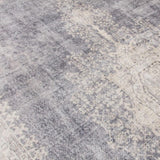 Modena Cairo Grey Cream Rug | Modern Distressed Design - Choice Stores