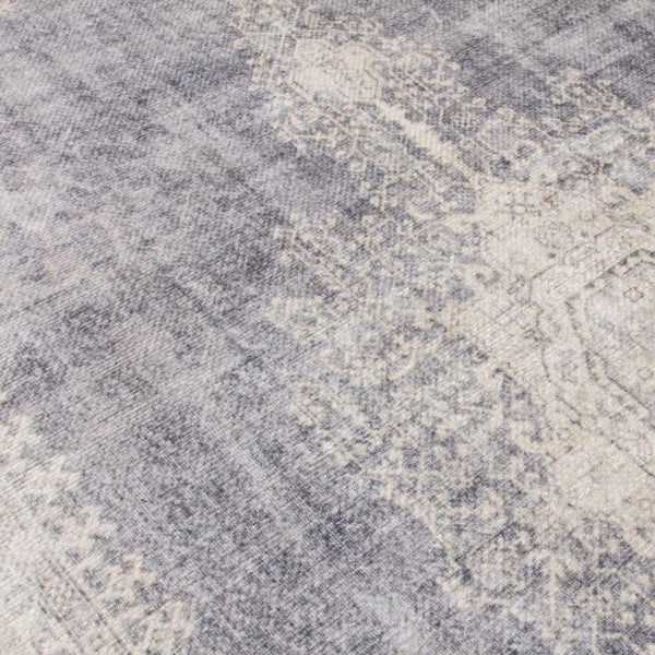 Modena Cairo Grey Cream Rug | Modern Distressed Design - Choice Stores