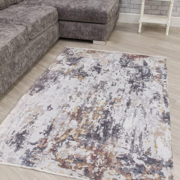 Modena Ghita Multicoloured Rug | Modern Abstract Design - Choice Stores